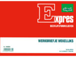 Expres Werkbriefje, blok met 50 vel, A5 liggend