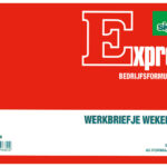Expres Werkbriefje, blok met 50 vel, A5 liggend
