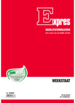 Expres Weekstaat, blok met 50 vel, formaat: A4 staand