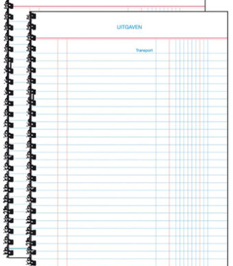 Expres Kasboek spiraal gebonden, A5 staand, 50 vel