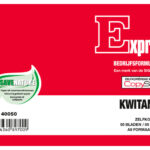 Expres Kwitantieboekje, zelfkopierend, A6 liggend, 2x 50 vel