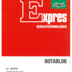 Expres Notablok, A6 staand, 100 vel