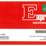 Expres Bonboekje, met carbon, A6 liggend, 2 x 50 vel