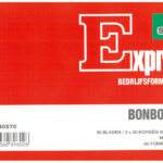 Expres Bonboekje, met carbon, A6 liggend, 3 x 50 vel