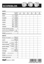 Expres Scoreblok voor yahtzee, 105 x 148 mm, 100 vel