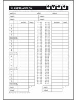 Expres Klaverjasblok, A5, 50 Vel