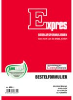 Expres Bestelformulier, zelfkopierend, A5 staand, 2x 50 vel