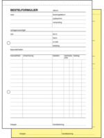 Expres Bestelformulier, zelfkopierend, A5 staand, 2x 50 vel