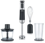 SEVERIN staafmixer SM 3772, 600 Watt, roestvrij staal / zwart