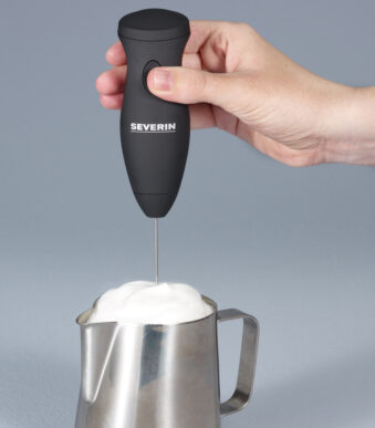 SEVERIN melkopschuimer SM 3590, batterijvoeding, zwart