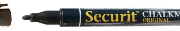 Securit krijtmarker ORIGINAL SMALL, zwart