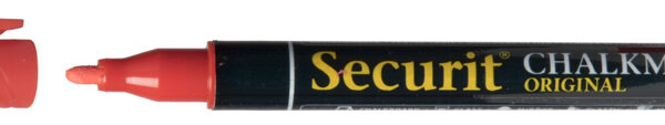 Securit krijtmarker ORIGINAL SMALL, rood
