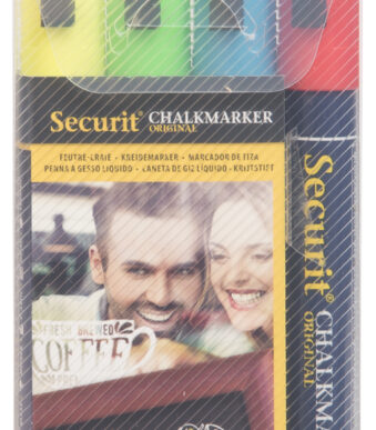 Securit krijtmarker ORIGINAL MEDIUM, 4 in etui