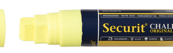 Securit krijtmarker ORIGINAL LARGE, geel