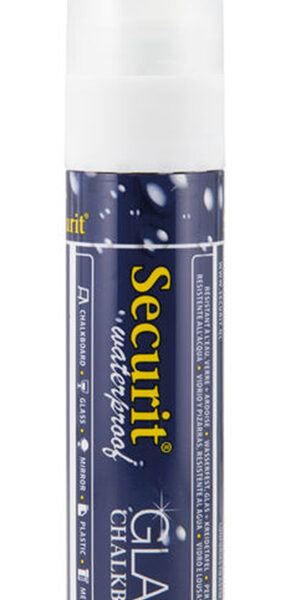 Securit krijtmarker WATERPROOF LARGE, wit