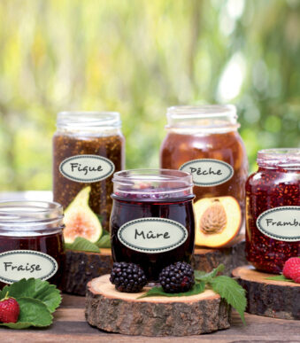 Ovale, wateroplosbare etiketten.