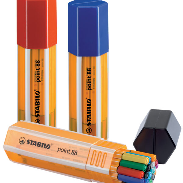 Stabilo Stiftpennen punt 88, set van 20 stuks