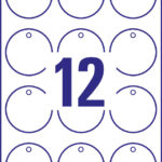 AVERY Zweckform labels, karton, 220 g/m2, diameter: 60 mm