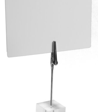 Securit houder CLAMP voor krijtborden, Acryl