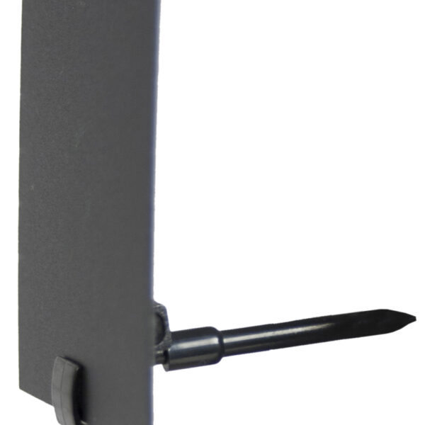 Securit houder SPIKE voor tafelkrijtbordjes, kunststof, zwart