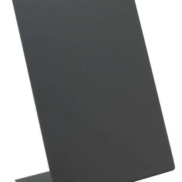 Securit tafelstandaard L-SHAPE, DIN A5, zwart