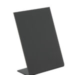 Securit tafelstandaard L-SHAPE, DIN A7, zwart