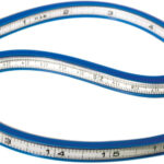 WESTCOTT flexibele bochtenliniaal, lengte: 400 mm (16')