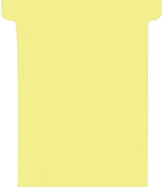 FRANKEN T-kaarten, grootte 2 / 48 x 84 mm, geel