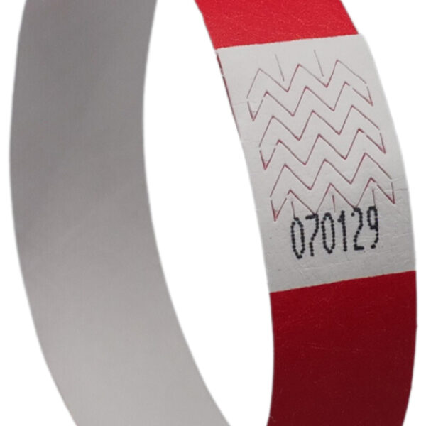 AVERY evenement-/toegangs-polsbandjes, 256 x 19 mm, neonrood