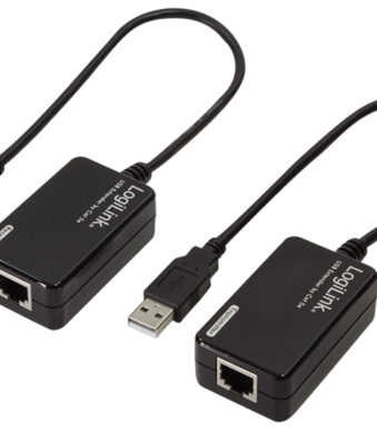 LogiLink USB 2.0 verlengsetje, zwart