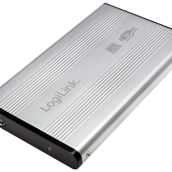 LogiLink 2,5 inch SATA harde schijfbehuizing, USB 3.0, zwart