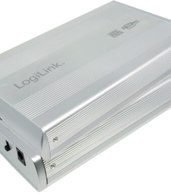 LogiLink 3,5 inch SATA harde schijfbehuizing, USB 3.0, zwart.