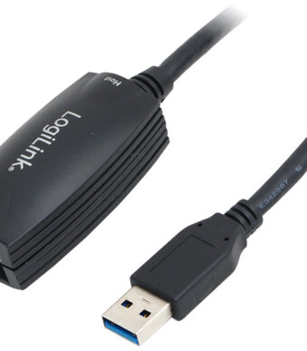 LogiLink USB 3.0 verlengkabel, cascadeerbaar, 5,0 m