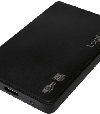 LogiLink 2,5 inch SATA harde schijfbehuizing, USB 3.0, zwart