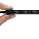 LogiLink Platte USB 3.0-hub met USB-C 3.1 Gen1-aansluiting