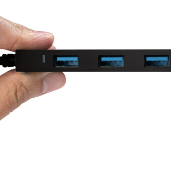 LogiLink Platte USB 3.0-hub met USB-C 3.1 Gen1-aansluiting