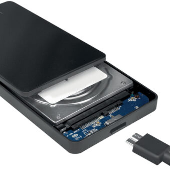 LogiLink 2,5 inch SATA harde schijfbehuizing, USB 3.0, zwart