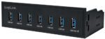 LogiLink 5,25 inch USB 3.0-hub met snellaadpoort, 7 poorten