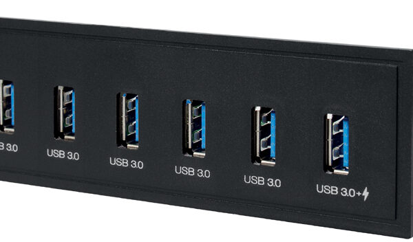 LogiLink 5,25 inch USB 3.0-hub met snellaadpoort, 7 poorten