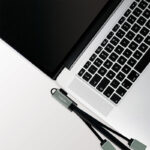 USB-C hub met haakse stekker, 4 poorten