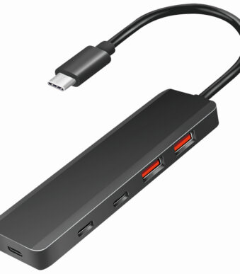 USB 3.2 Superslank Aansluitpunt, 4 Poorten, 2x USB-A, 2x USB-C