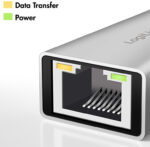 LogiLink USB op RJ45 Ethernet netwerkadapter, grijs