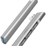 LogiLink USB 3.0 Ultraslim-Hub, 4-poorts, aluminiumbehuizing