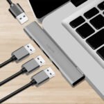 LogiLink USB 3.0 Ultraslim-Hub, 4-poorts, aluminiumbehuizing