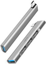 LogiLink USB 3.0 Ultraslim-Hub, 4-poorts, aluminiumbehuizing