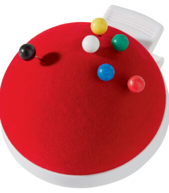 FRANKEN speldenkussen met clip voor presentatiekoffer/moderatiekoffer