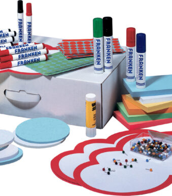 FRANKEN moderatiebox/presentatiebox met zelfklevende moderatiekaart/presentatiekaart