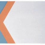 FRANKEN moderatiekaart/presentatiekaart zeshoekig/honingraat, 165 x 297 mm, assorti