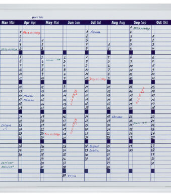 FRANKEN X-tra!Line planbord jaarkalender, 900x600 mm