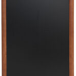 Securit krijtbord UNIVERSAL, met houten rand, donkerbruin